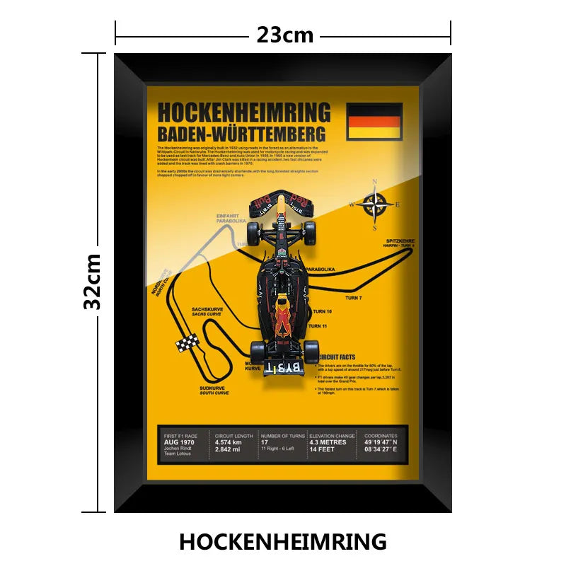 F1 Proframe Wall Art - High-Quality Racing Track Prints for Motorsport Enthusiasts
